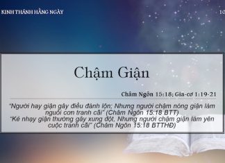 Chậm Giận – 10/4/2022