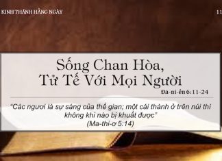 Sống Chan Hòa, Tử Tế Với Mọi Người – 11/4/2022