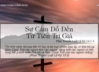 Sự Cám Dỗ Đến Từ Tiên Tri Giả – 18/4/2022