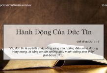 Hành Động Của Đức Tin – 22/4/2022