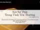 Nói Sự Thật Trong Tình Yêu Thương – 26/4/2022