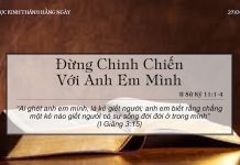 Đừng Chinh Chiến Với Anh Em Mình – 27/4/2022