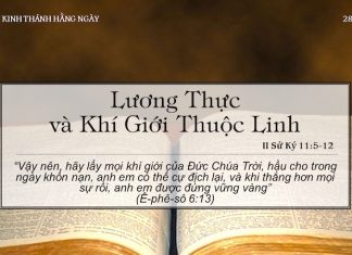 Lương Thực và Khí Giới Thuộc Linh – 28/4/2022