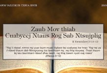 Zaub Mov thiab Cuabyeej Ntaus Rog Sab Ntsujplig – 28/4/2022