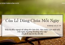 Của Lễ Dâng Chúa Mỗi Ngày – 29/4/2022