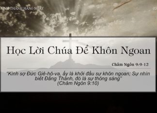 Học Lời Chúa Để Khôn Ngoan – 3/4/2022