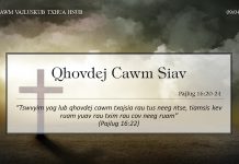 Qhovdej Cawm Siav – 9/4/2022
