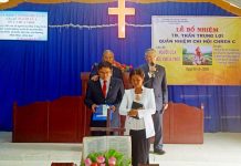 Lâm Đồng: Bổ Nhiệm Quản Nhiệm Chi Hội Tin Lành Chreh C