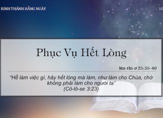 Phục Vụ Hết Lòng – 10/5/2022