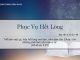 Phục Vụ Hết Lòng – 10/5/2022