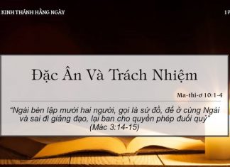 Đặc Ân Và Trách Nhiệm – 17/5/2022