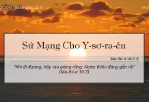 Sứ Mạng Cho Y-sơ-ra-ên – 19/5/2022