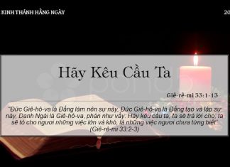 Hãy Kêu Cầu Ta – 20/5/2022