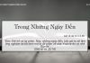 Trong Những Ngày Đến – 21/5/2022