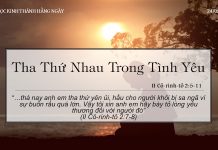 Tha Thứ Nhau Trong Tình Yêu -24/5/2022