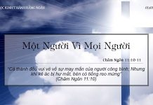 Một Người Vì Mọi Người – 5/5/2022