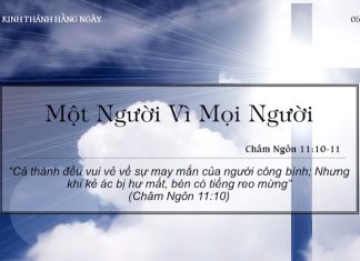 Một Người Vì Mọi Người – 5/5/2022