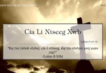 Cia Li Ntseeg Xwb – 8/5/2022