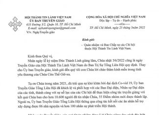 Ủy Ban Truyền Giáo TLH: Thông Báo Về “Ngày Truyền Giáo” 2022