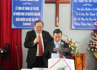 Bình Thuận: Công Bố Thành Lập Chi Hội Và Bổ Nhiệm Quản Nhiệm HTTL Tân Tiến