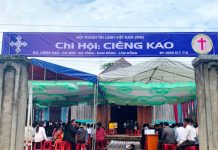 Lâm Đồng: Lễ Bổ Nhiệm Quản Nhiệm Chi Hội Tin Lành Ciêng Kao