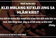 Klei Mblang Kơ Klei Jing Sa Hlăm Krist – 6/6/2022