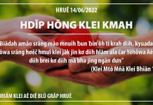 Hdĭp Hŏng Klei Kmah – 14/6/2022