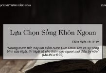 Lựa Chọn Sống Khôn Ngoan – 12/6/2022