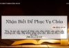 Nhận Biết Để Phục Vụ Chúa – 17/6/2022