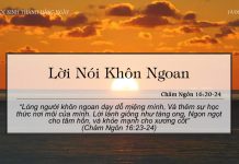 Lời Nói Khôn Ngoan – 19/6/2022
