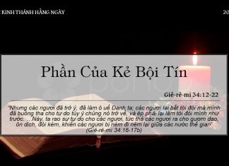Phần Của Kẻ Bội Tín – 20/6/2022