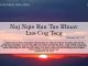Nuj Nqis Rau Tus Rhuav Lus Cog Tseg – 20/6/2022