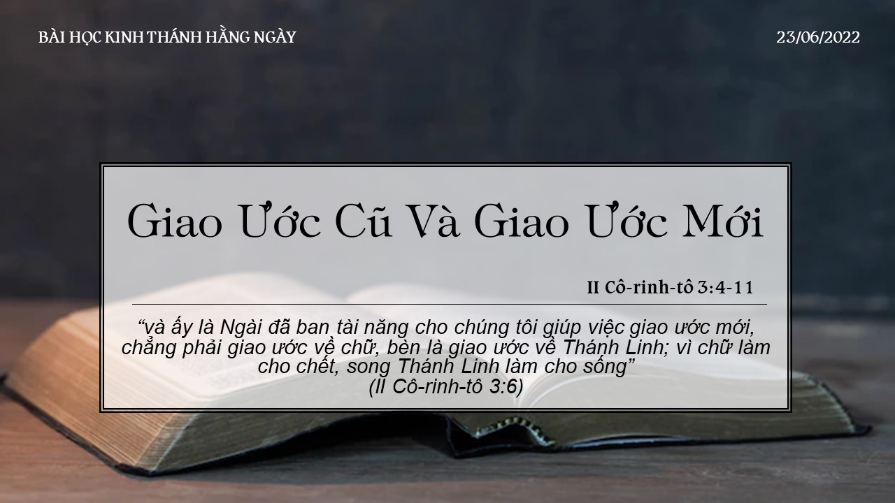 Tại sao Đức Chúa Trời lại lập giao ước mới với con người?
