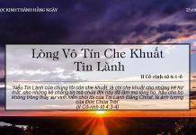 Lòng Vô Tín Che Khuất Tin Lành – 25/6/2022