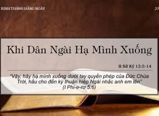 Khi Dân Ngài Hạ Mình Xuống – 27/6/2022