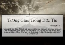 Tương Giao Trong Đức Tin – 3/6/2022
