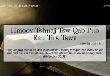 Hmoov Tshuaj Tsw Qab Pub Rau Tus Tswv – 30/6/2022