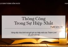 Thông Công Trong Sự Hiệp Nhất – 4/6/2022