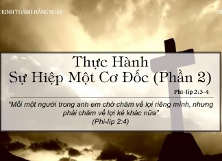 Thực Hành Sự Hiệp Một Cơ Đốc – Phần 2 – 8/6/2022