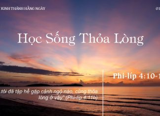 Học Sống Thỏa Lòng – 1/8/2022