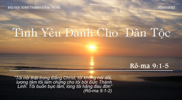 Tình Yêu Dành Cho Dân Tộc – 2/7/2022