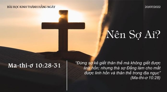 Nên Sợ Ai? – 20/7/2022