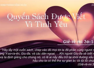 Quyển Sách Được Viết Vì Tình Yêu – 21/7/2022