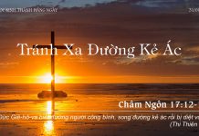 Tránh Xa Đường Kẻ Ác – 31/7/2022