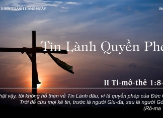 Tin Lành Quyền Phép – 6/7/2022
