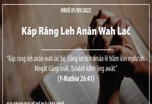 Kăp Răng leh anăn Wah Lač – 1/9/2022