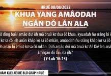Khua Yang Amâodah Ngăn Dŏ Lăn Ala – 8/8/2022