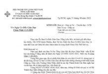 UB.CĐGD – Thông Báo Về Ngày Cơ Đốc Giáo Dục – Chúa Nhật 11.9.2022