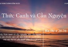 Thức Canh và Cầu Nguyện – 1/9/2022