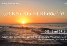 Lời Kêu Xin Bị Khước Từ – 22/8/2022